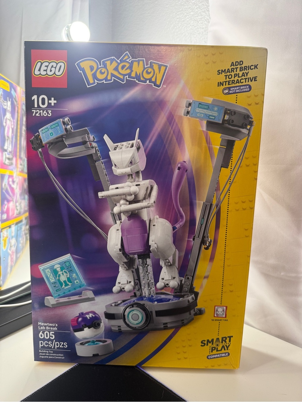 Lego Pokemon Smart Play Set #72163 Mewtwo's Lab Break NEW SEALED IN HAND